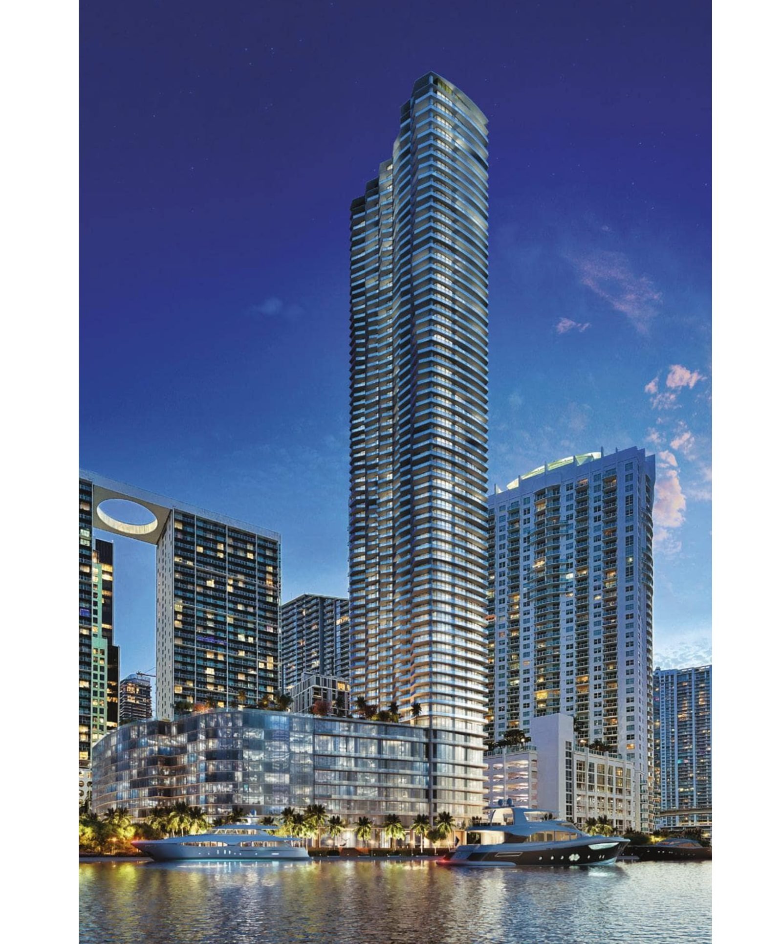 Torre projetada pela Arquitectonica