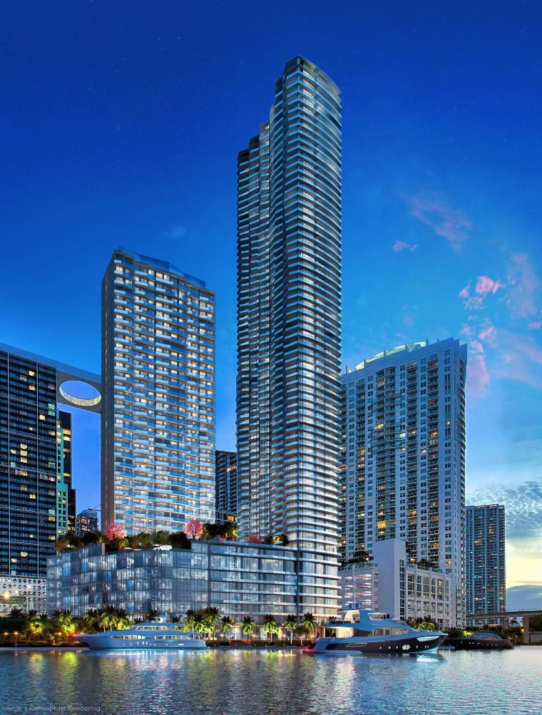 Baccarat Residences ao lado do Viceroy Brickell