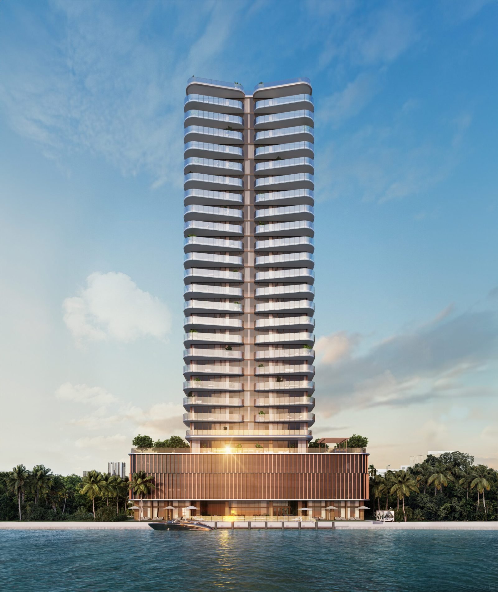 Torre à beira do Intracoastal