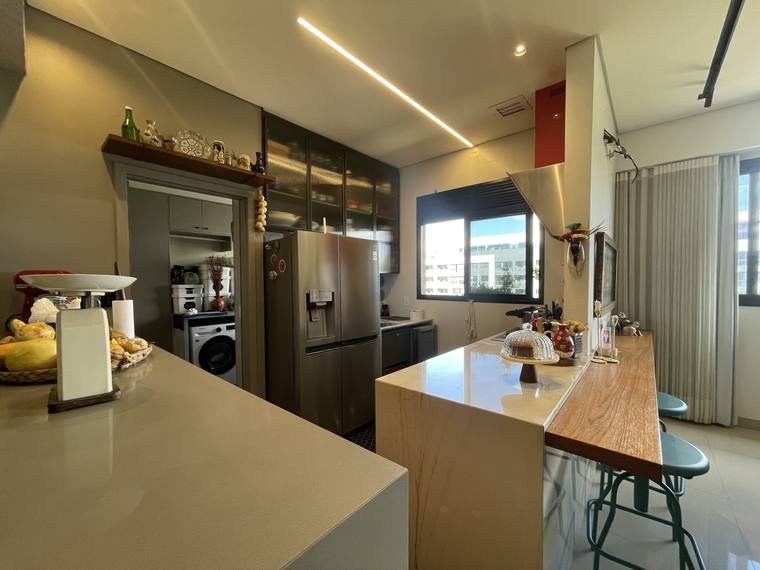 Cozinha integrada com ilha