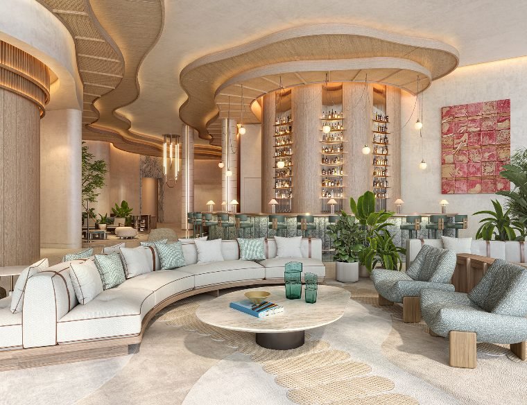 Bar do lobby do hotel